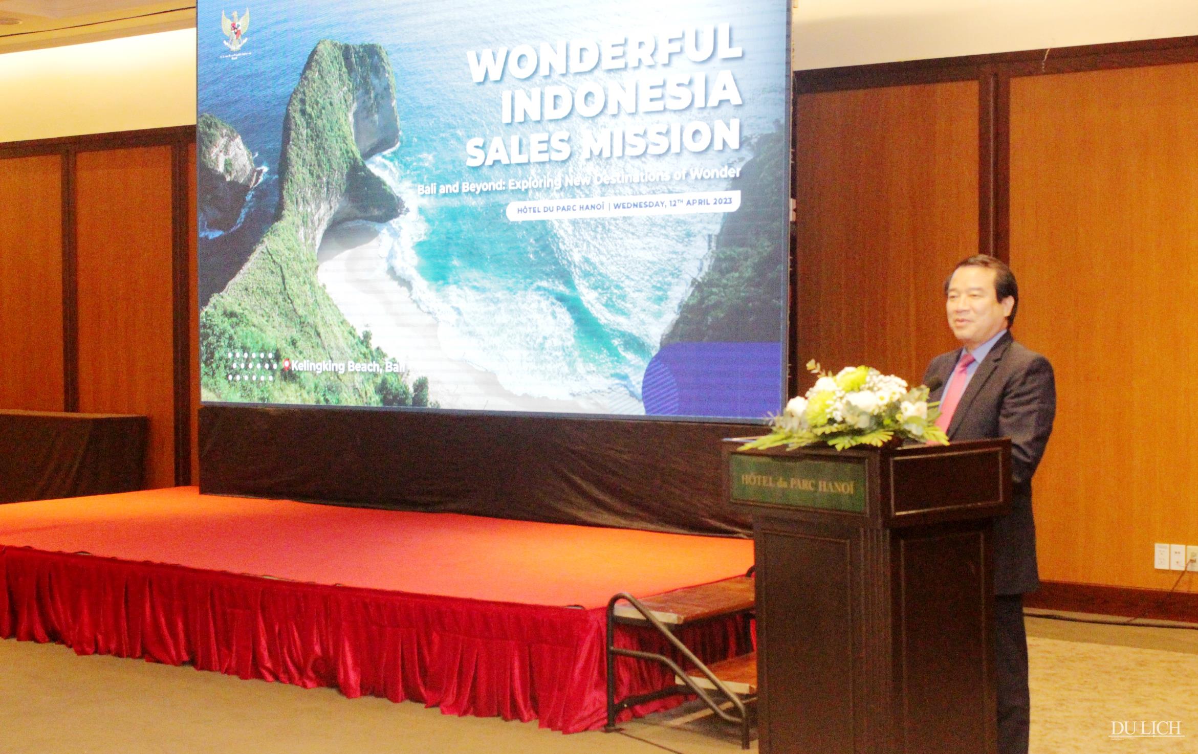 Phó Tổng cục trưởng Tổng cục Du lịch Hà Văn Siêu phát biểu tại sự kiện